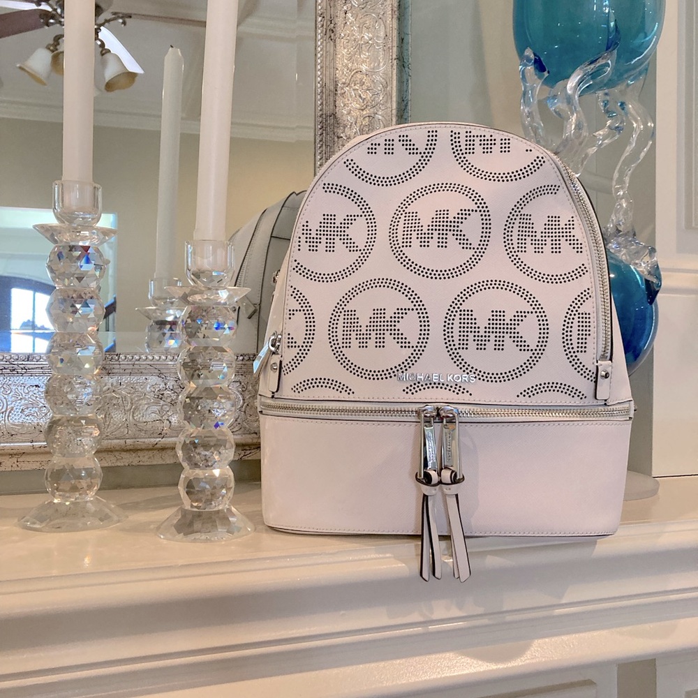 Michael Kors Backpack Rhea Optic White NWOT
